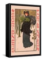 Scribners for Xmas-Louis John Rhead-Framed Stretched Canvas