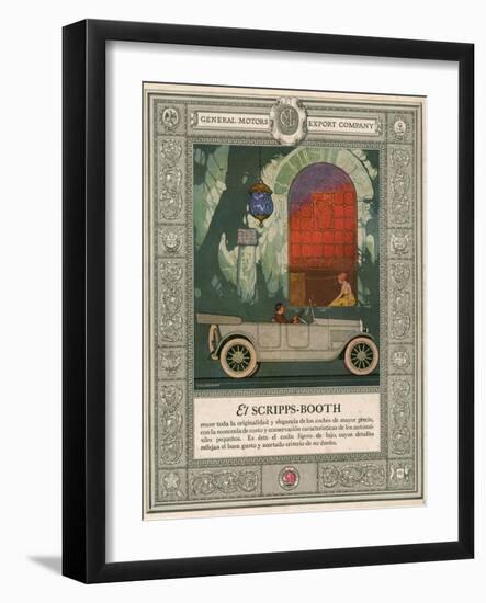 Scripps Booth, Magazine Advertisement, USA, 1920-null-Framed Giclee Print