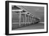 Scripps Pier BW I-Lee Peterson-Framed Photographic Print