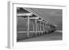 Scripps Pier BW I-Lee Peterson-Framed Photo