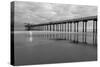 Scripps Pier BW II-Lee Peterson-Stretched Canvas