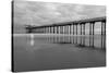 Scripps Pier BW II-Lee Peterson-Stretched Canvas