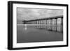 Scripps Pier BW II-Lee Peterson-Framed Photo