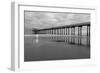 Scripps Pier BW II-Lee Peterson-Framed Photo