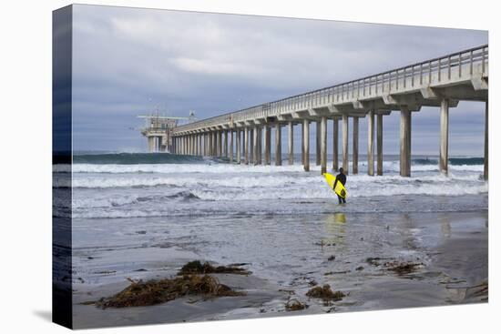 Scripps Pier I-Lee Peterson-Stretched Canvas