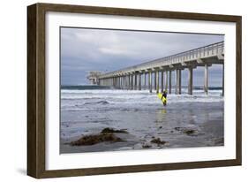 Scripps Pier I-Lee Peterson-Framed Photographic Print