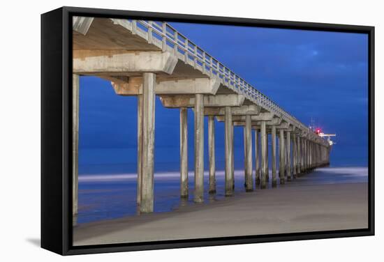 Scripps Pier II-Lee Peterson-Framed Stretched Canvas