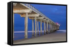 Scripps Pier II-Lee Peterson-Framed Stretched Canvas