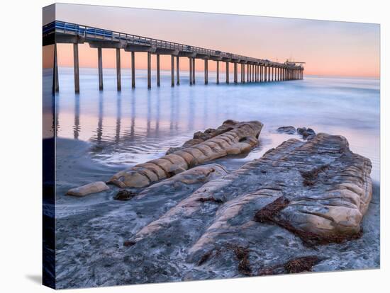 Scripps Pier III-Lee Peterson-Stretched Canvas