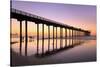 Scripps Pier, La Jolla, San Diego, California, United States of America, North America-Richard Cummins-Stretched Canvas