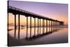 Scripps Pier, La Jolla, San Diego, California, United States of America, North America-Richard Cummins-Stretched Canvas