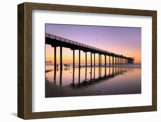 Scripps Pier, La Jolla, San Diego, California, United States of America, North America-Richard Cummins-Framed Photographic Print