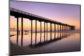 Scripps Pier, La Jolla, San Diego, California, United States of America, North America-Richard Cummins-Mounted Photographic Print