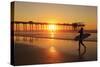 Scripps Pier, La Jolla, San Diego, California, United States of America, North America-Richard Cummins-Stretched Canvas