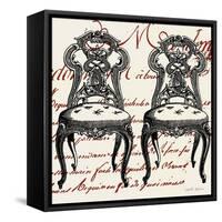 Script Chair Duo-Walter Robertson-Framed Stretched Canvas