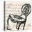 Script Chair Single-Walter Robertson-Stretched Canvas