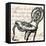 Script Chair Single-Walter Robertson-Framed Stretched Canvas