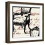 Script Tuft Chair-Walter Robertson-Framed Art Print