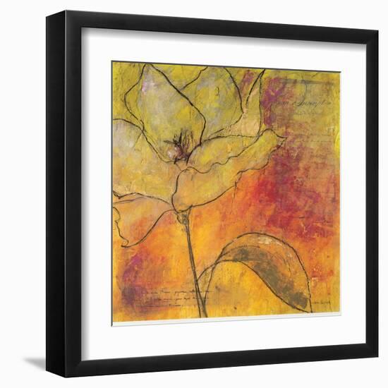 Scripted Bloom 1-Jane Bellows-Framed Art Print