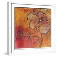 Scripted Bloom 2-Jane Bellows-Framed Art Print