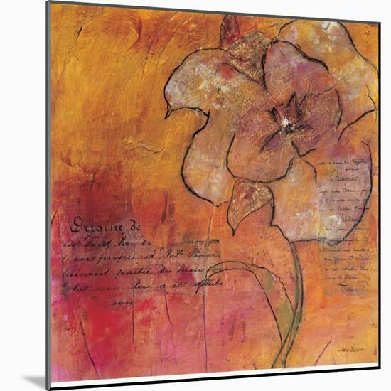 Scripted Bloom 2-Jane Bellows-Mounted Art Print