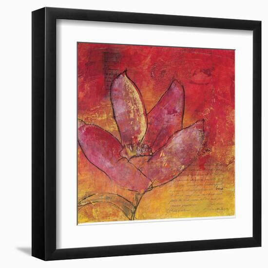 Scripted Bloom 3-Jane Bellows-Framed Art Print