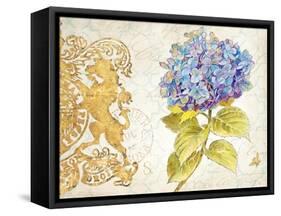 Scripted Hydrangea-Chad Barrett-Framed Stretched Canvas