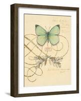 Scripted Papillon-Chad Barrett-Framed Art Print