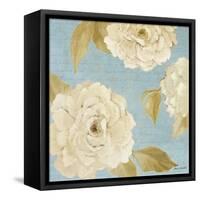 Scripted Poetic Peonies II-Lanie Loreth-Framed Stretched Canvas