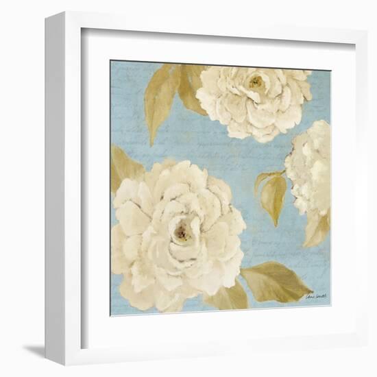 Scripted Poetic Peonies II-Lanie Loreth-Framed Art Print