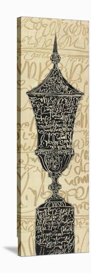 Scripted Urn I-Avery Tillmon-Stretched Canvas