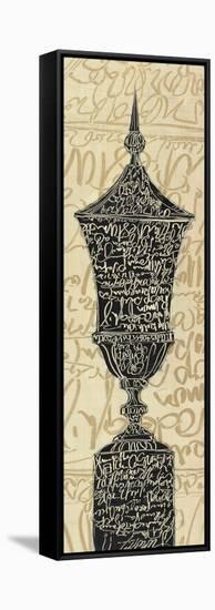 Scripted Urn I-Avery Tillmon-Framed Stretched Canvas