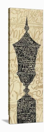 Scripted Urn I-Avery Tillmon-Stretched Canvas