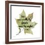 Scripture Leaf-A-Jean Plout-Framed Giclee Print