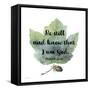 Scripture Leaf-B-Jean Plout-Framed Stretched Canvas