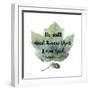 Scripture Leaf-B-Jean Plout-Framed Giclee Print