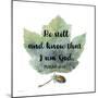 Scripture Leaf-B-Jean Plout-Mounted Giclee Print