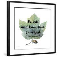 Scripture Leaf-B-Jean Plout-Framed Giclee Print