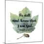 Scripture Leaf-B-Jean Plout-Mounted Giclee Print