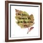 Scripture Leaf-C-Jean Plout-Framed Giclee Print