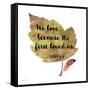 Scripture Leaf-C-Jean Plout-Framed Stretched Canvas