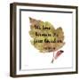 Scripture Leaf-C-Jean Plout-Framed Giclee Print