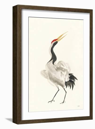 Scroll Crane I Warm-Chris Paschke-Framed Art Print