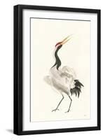 Scroll Crane I Warm-Chris Paschke-Framed Art Print