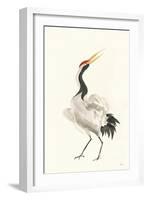 Scroll Crane I Warm-Chris Paschke-Framed Art Print