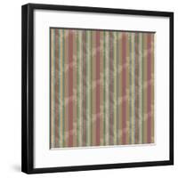 Scroll Stripe Cinnamon-Bill Jackson-Framed Giclee Print