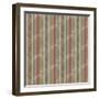 Scroll Stripe Cinnamon-Bill Jackson-Framed Giclee Print