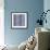 Scroll Stripe Periwinkle-Bill Jackson-Framed Giclee Print displayed on a wall