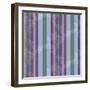 Scroll Stripe Periwinkle-Bill Jackson-Framed Giclee Print