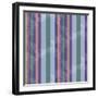 Scroll Stripe Periwinkle-Bill Jackson-Framed Giclee Print